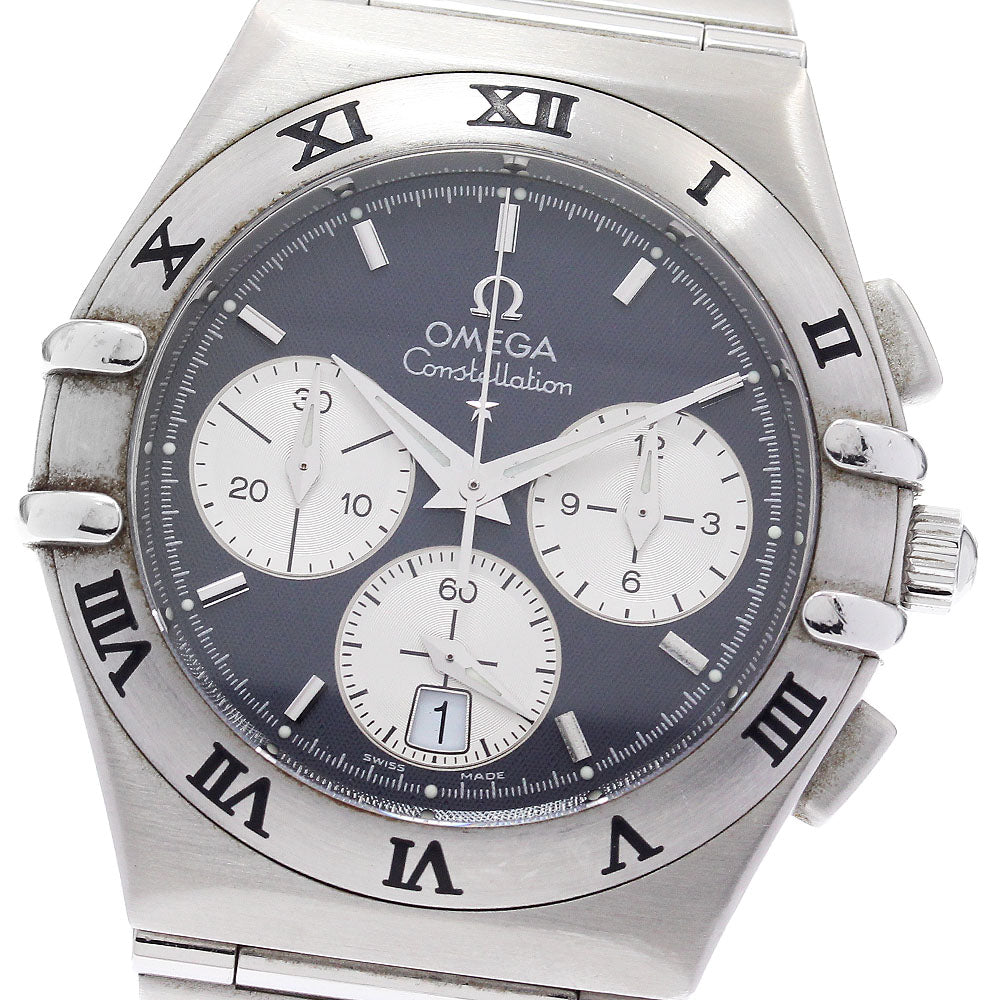 OMEGA Constellation 1542.40 Chronograph Navy Dial Quartz Men's Watch_884317