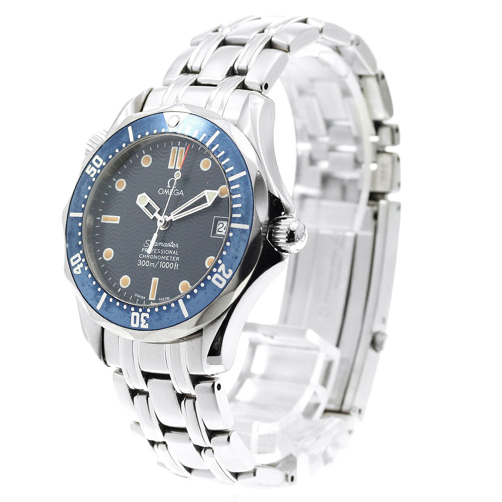 OMEGA Seamaster300 2551.80 Date Navy Dial Automatic Boy's Watch_884322