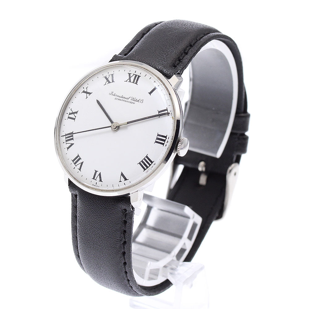 IWC SCHAFFHAUSEN 2187490/2401 Round Cal.403 white Dial Hand Winding Men's_884325