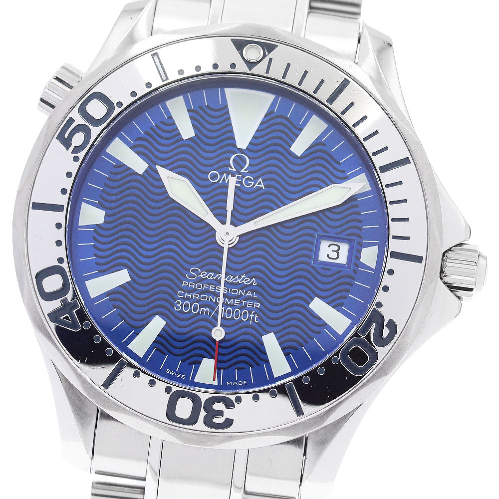 OMEGA Seamaster300 2255.80 Date blue Dial Automatic Men's Watch_884336