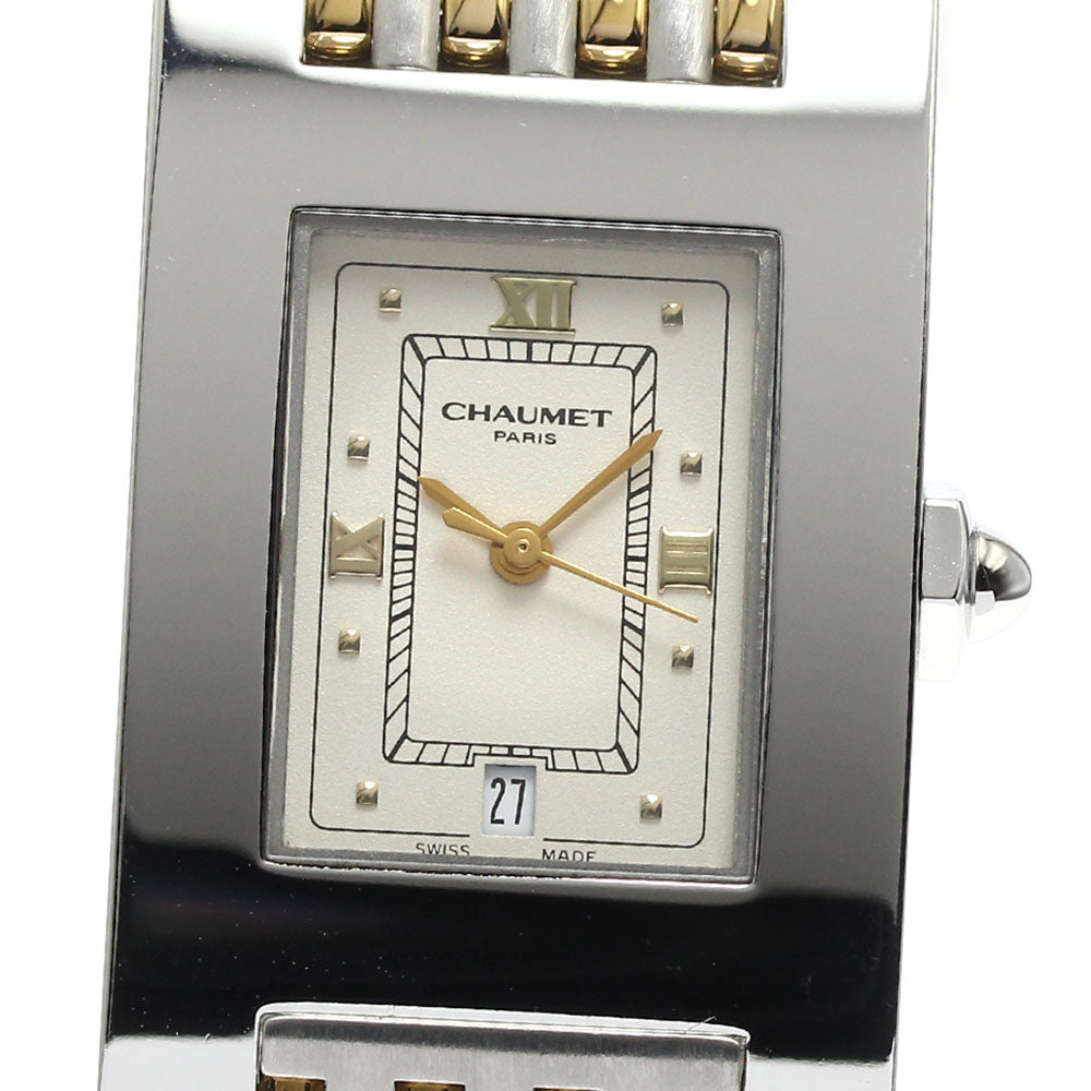 Chaumet Stilldu Chaumet W01730-071 Date beige Dial Quartz Men's Watch_884351