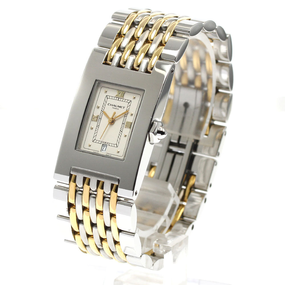 Chaumet Stilldu Chaumet W01730-071 Date beige Dial Quartz Men's Watch_884351