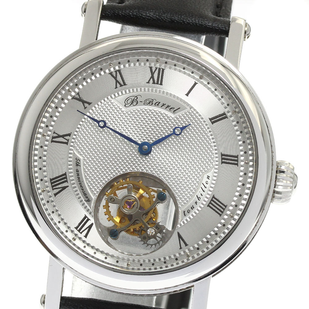 B-BARREL Tourbillon BB-333 Back skeleton Hand Winding Men's Watch_884352