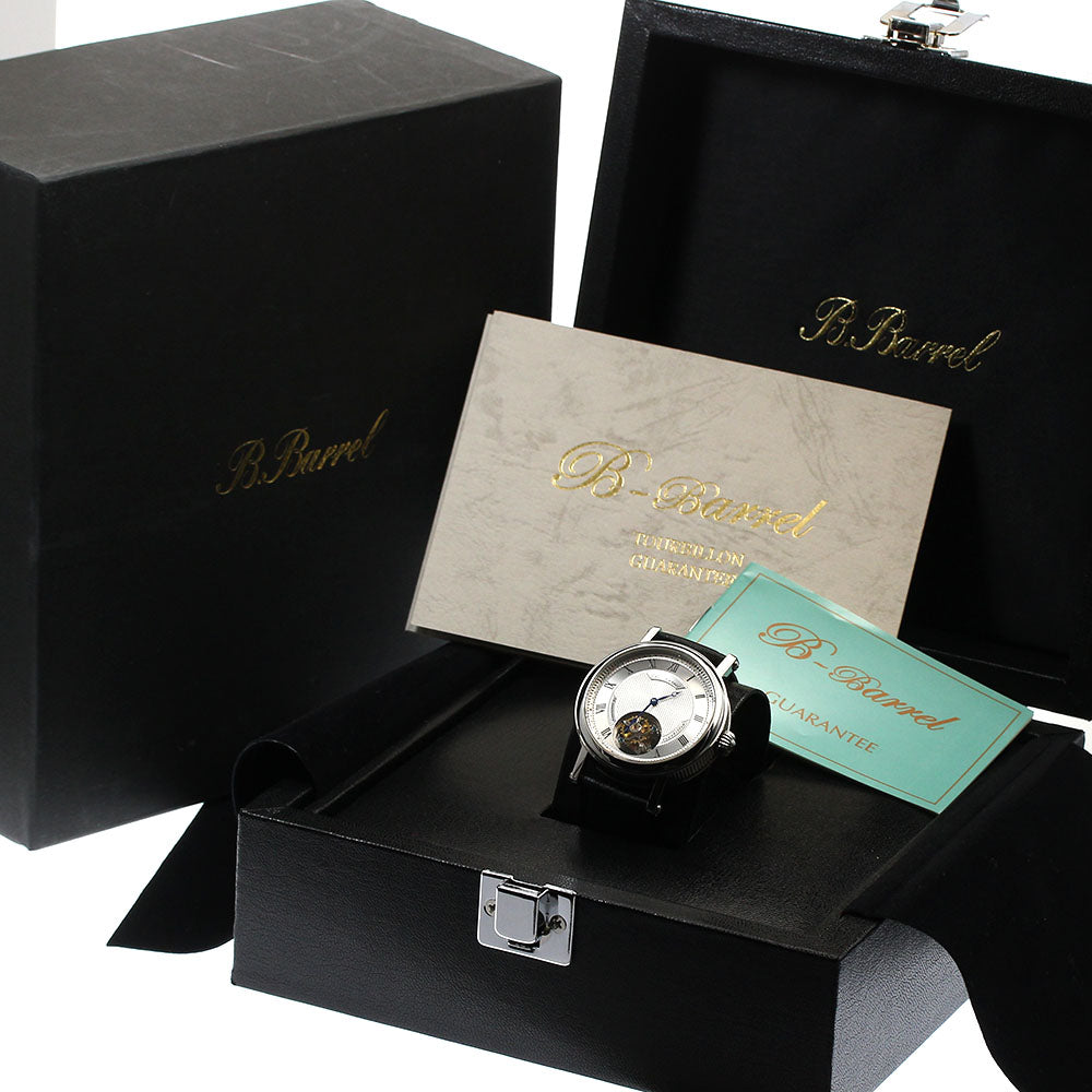 B-BARREL Tourbillon BB-333 Back skeleton Hand Winding Men's Watch_884352
