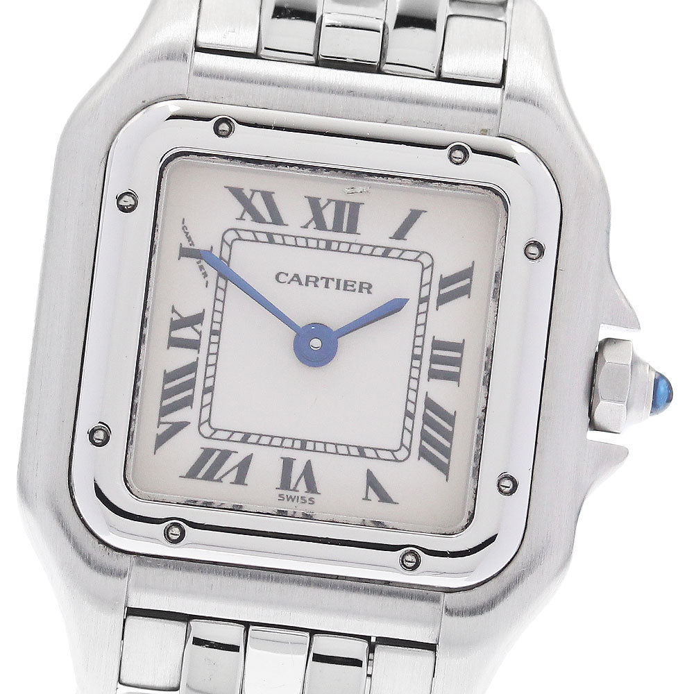 CARTIER PANTHERESM W25033P5 beige Dial Quartz Ladies Watch_884376