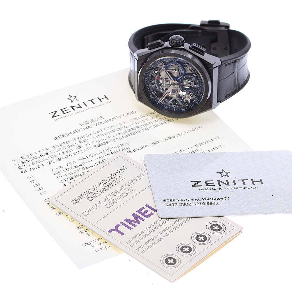 ZENITH Defy El Primero 21 49.9000.9004/78.R582 Chronograph skeleton Dial Automatic Men's Watch_884386
