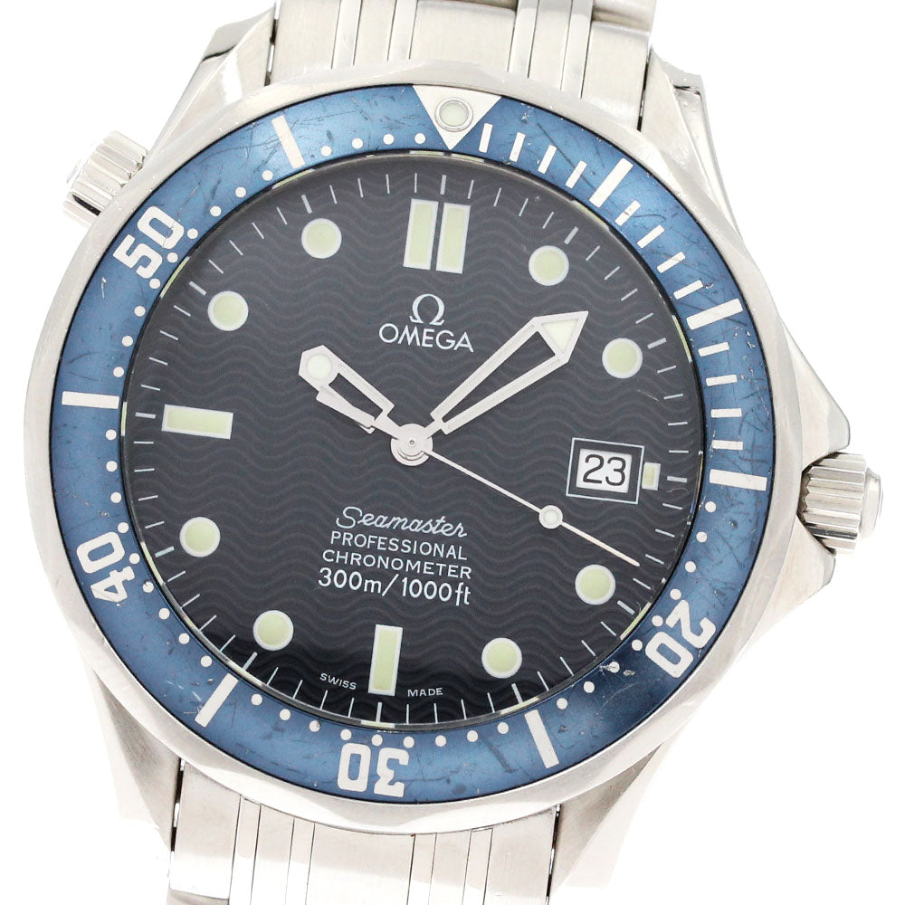 OMEGA Seamaster300 2531.80 Date Navy Dial Automatic Men's Watch_884397