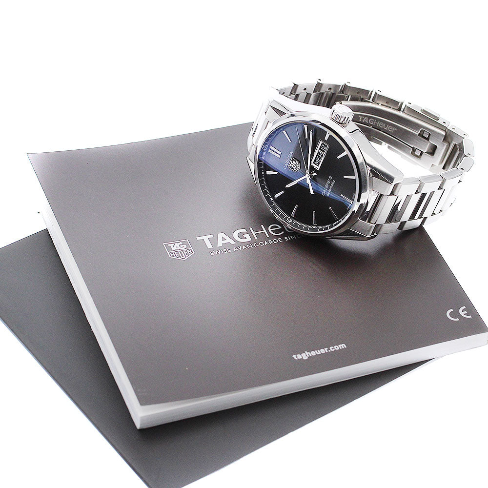 TAG HEUER Carrera Caliber 5 WAR201A Day date Automatic Men's Watch_884403