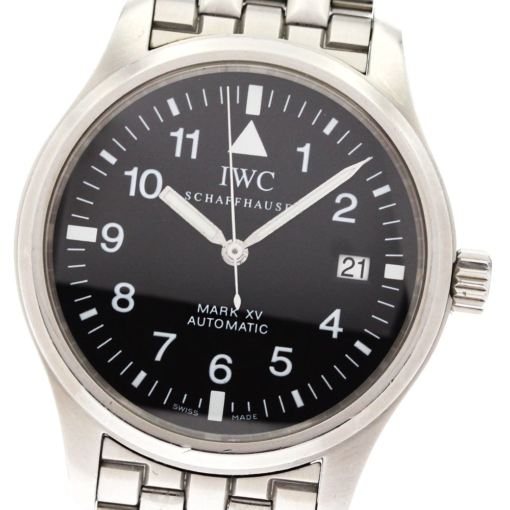 IWC SCHAFFHAUSEN Pilot watch Mark XV IW325307 Date Automatic Men's Watch_884406
