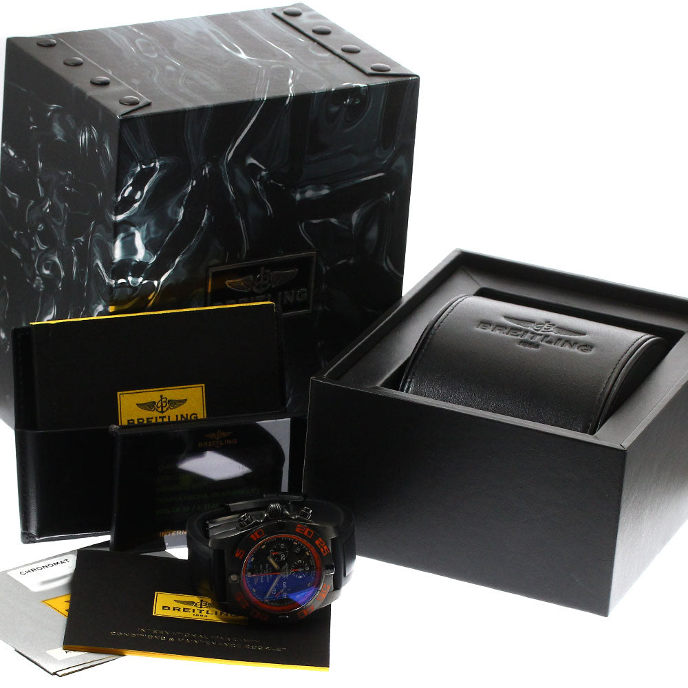 BREITLING Chronomat44 Raven MB0111 Chronograph Date Automatic Men's Watch_884434