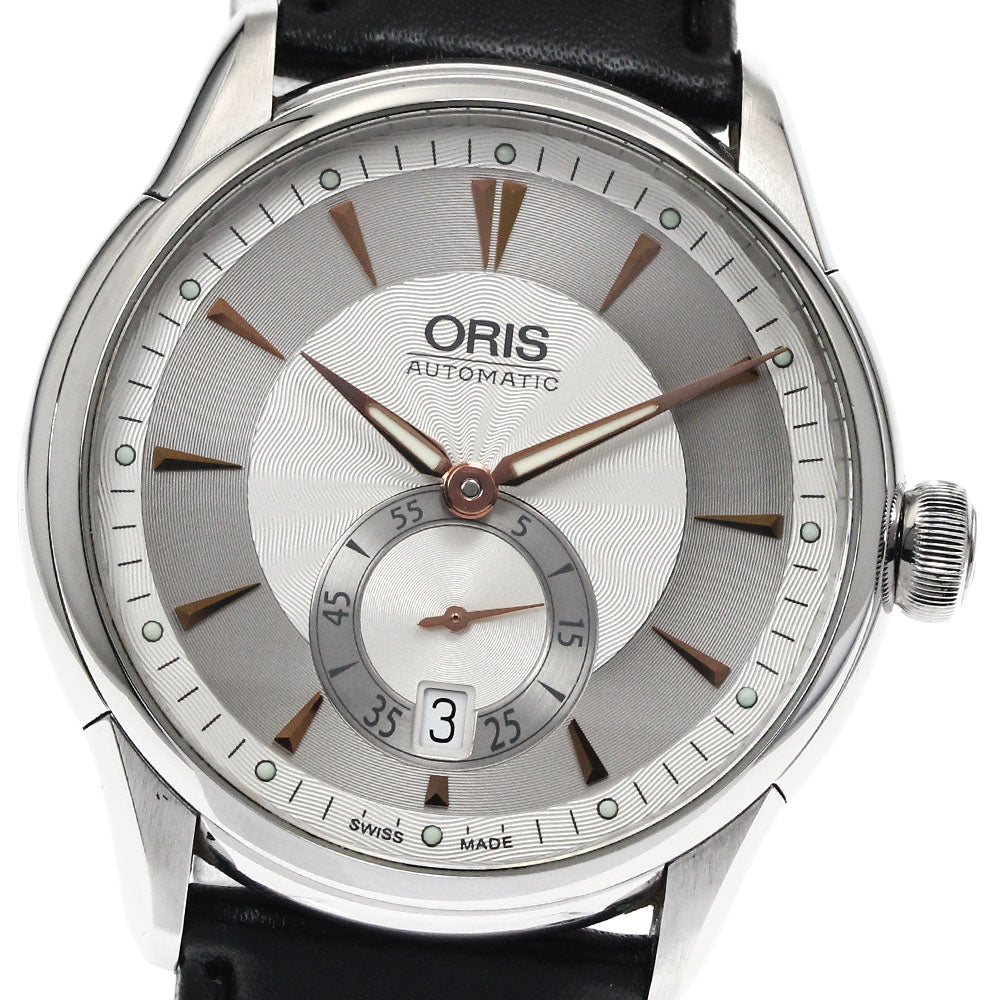 ORIS Artelier 7582 Date Small Second Silver Dial Automatic Men's Watch_884439