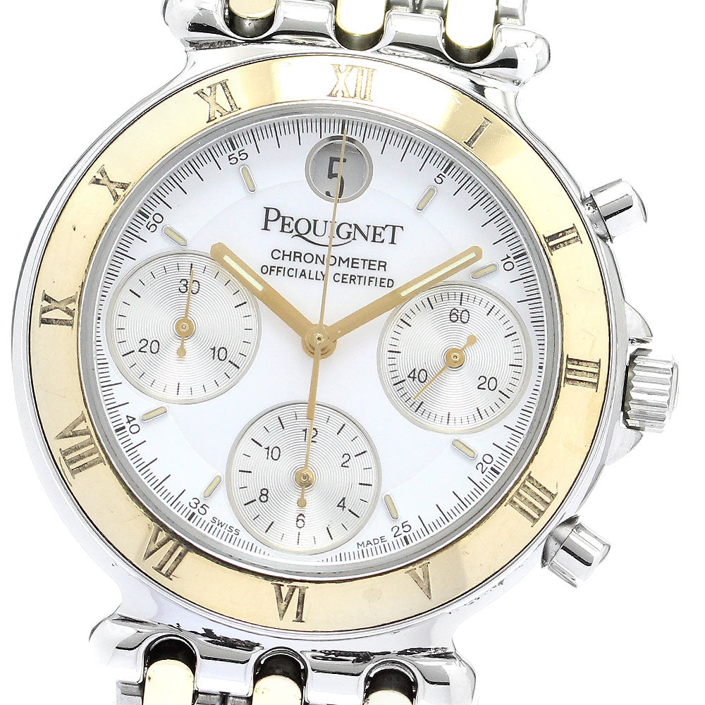 Pequignet Mauria Chronograph white Dial Automatic Men's Watch_884441
