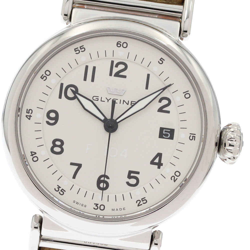 GLYCINE F104 3933 Date white Dial Automatic Men's Watch_884443