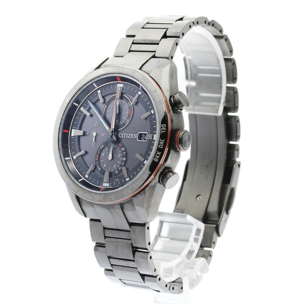 CITIZEN Atessa H800-T025871/AT8185-62E Eco Drive Solar Powered Radio Mens_884457