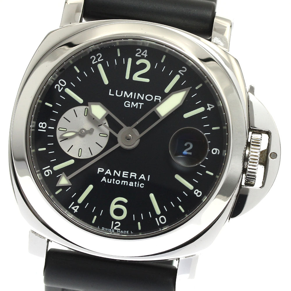 PANERAI Luminor GMT PAM00888 Small Second Date black Dial Automatic Men's_884481