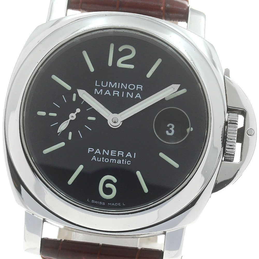 PANERAI Luminor Marina PAM00104 Small seconds black Dial Automatic Men's Watch_884488