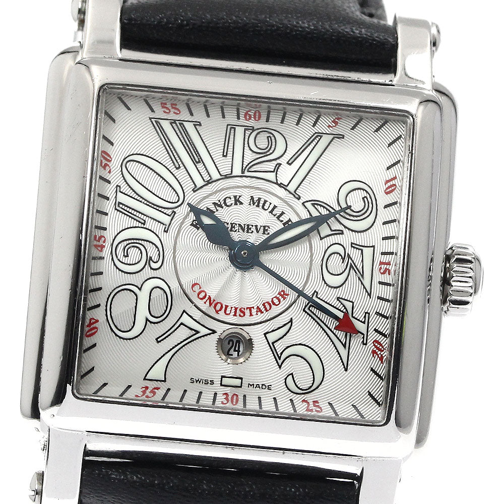 FRANCK MULLER Conquistador 10000L Date Silver Dial Automatic Ladies Watch_884493