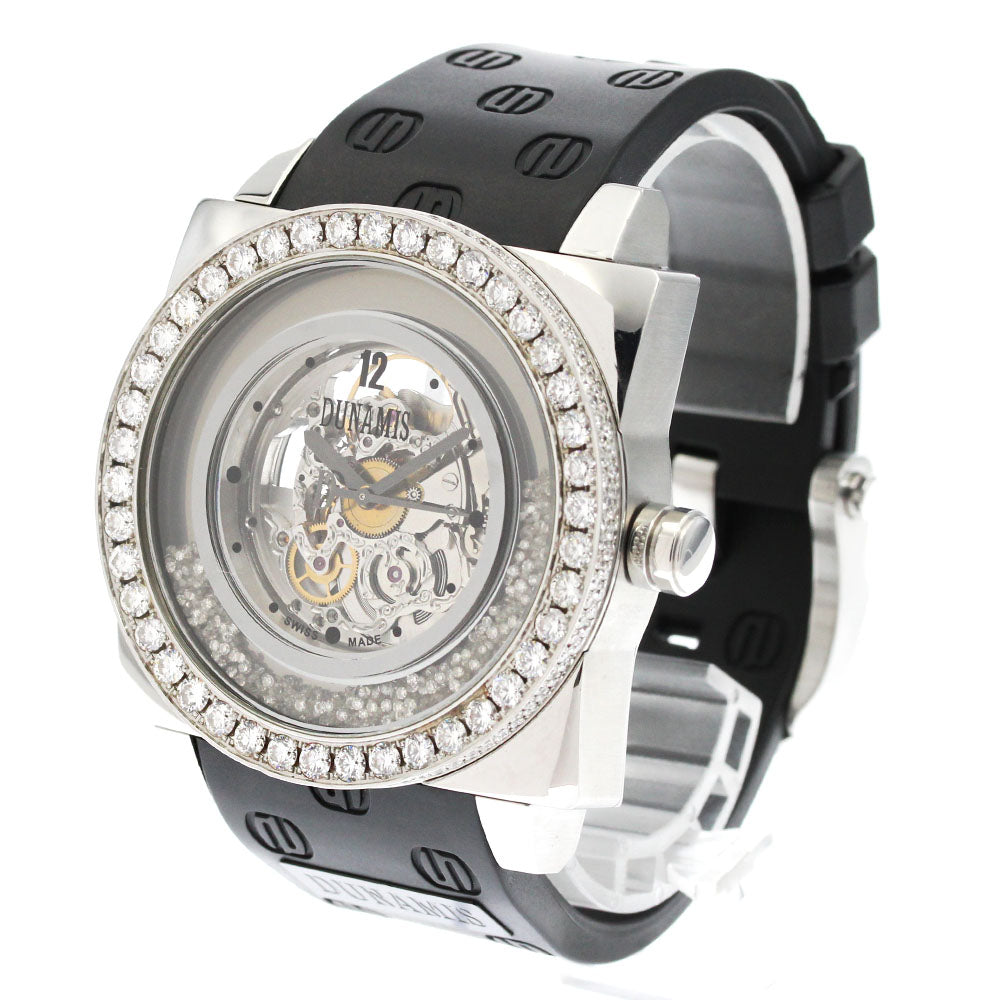 DUNAMIS Hubris HU-S7 Diamond Bezel skeleton Dial Automatic Men's Watch_884501
