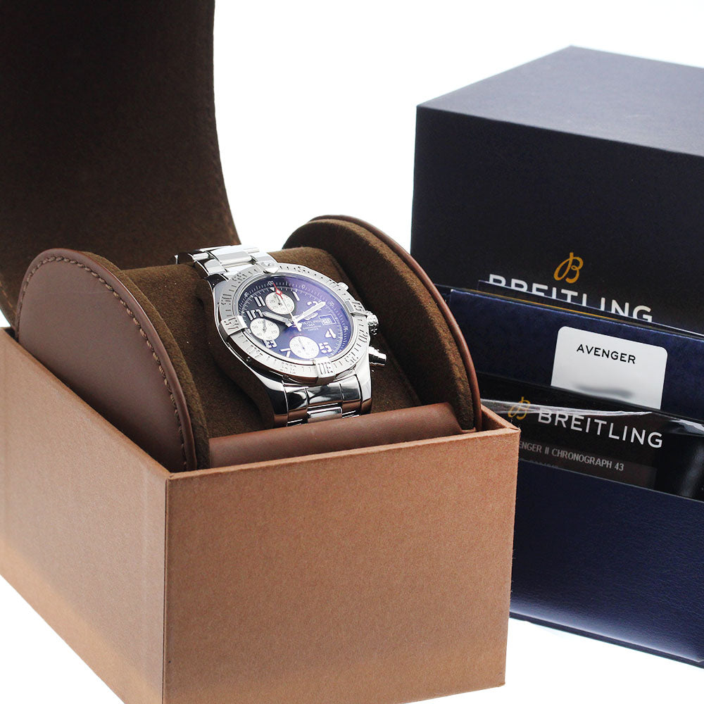 BREITLING Avenger II Chronograph 43 A13381 Date Automatic Men's Watch_884506
