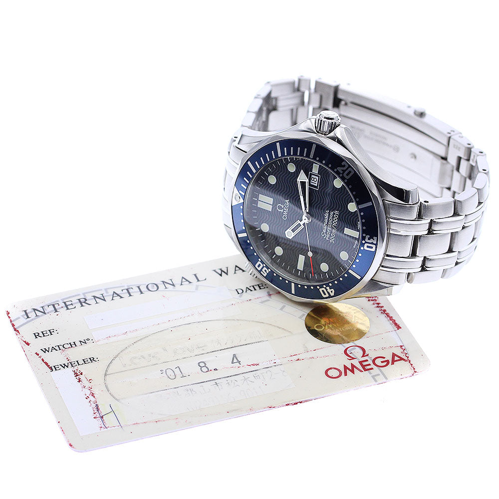 OMEGA Seamaster300 2541.80 Date Navy Dial Quartz Men's Watch_884525