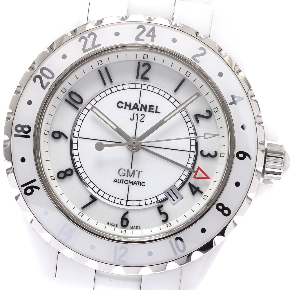 CHANEL J12 GMT H2126 Date white Dial Automatic Men's Watch_884530
