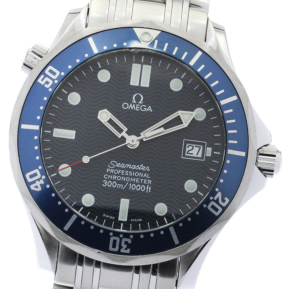OMEGA Seamaster300 2531.80 Date Navy Dial Automatic Men's Watch_884538