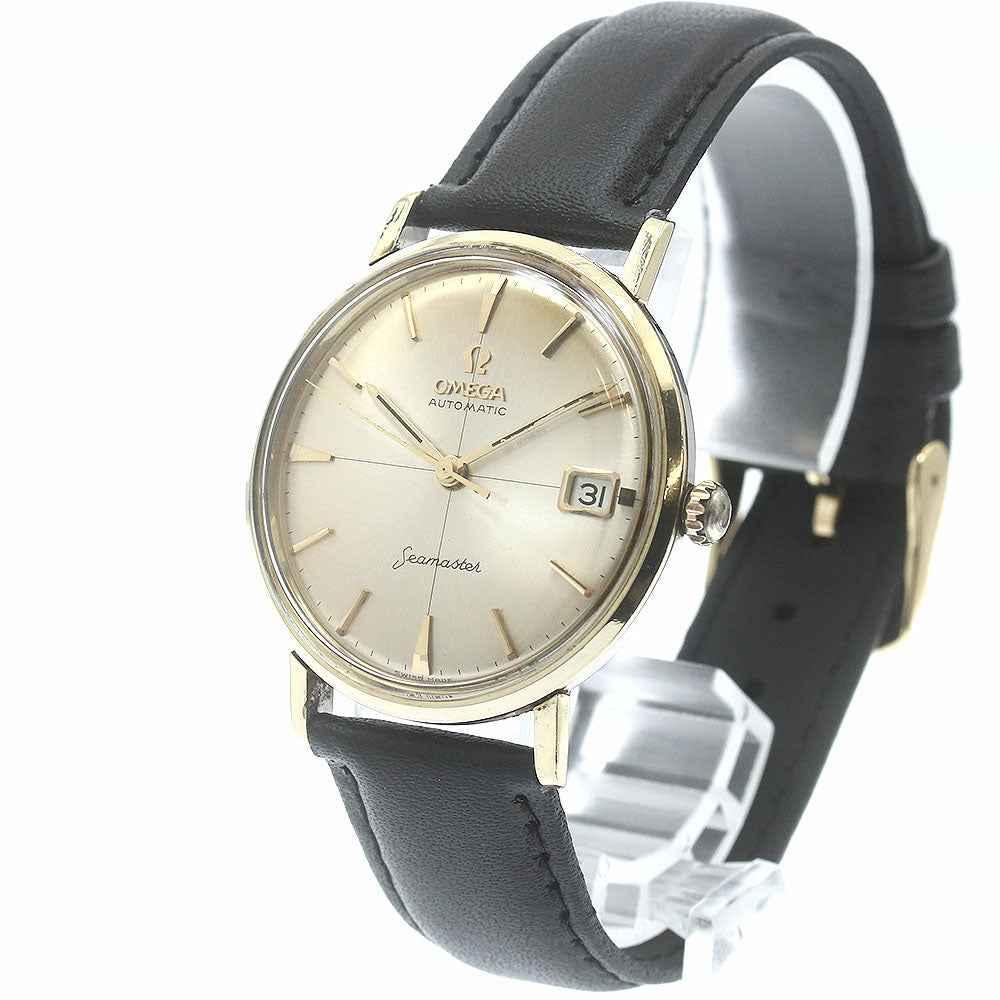 OMEGA Seamaster Crossline Date Vintage Silver Dial Automatic Men's Watch_884539
