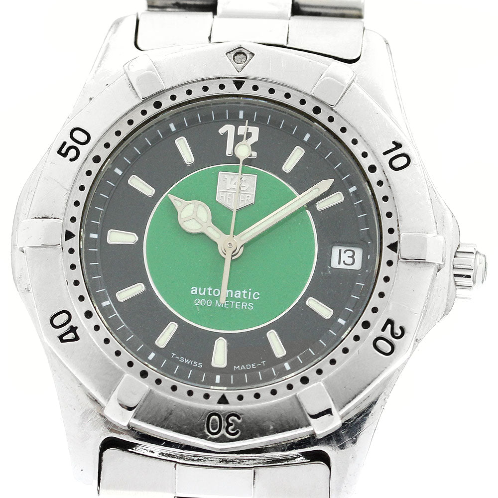TAG HEUER 2000 Series WK2115 500 limited Black / Green Dial Automatic_884541