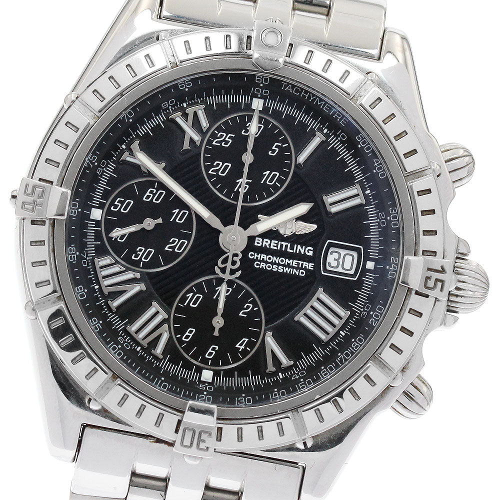 BREITLING Crosswind A13355 Chronograph black Dial Automatic Men's Watch_884548