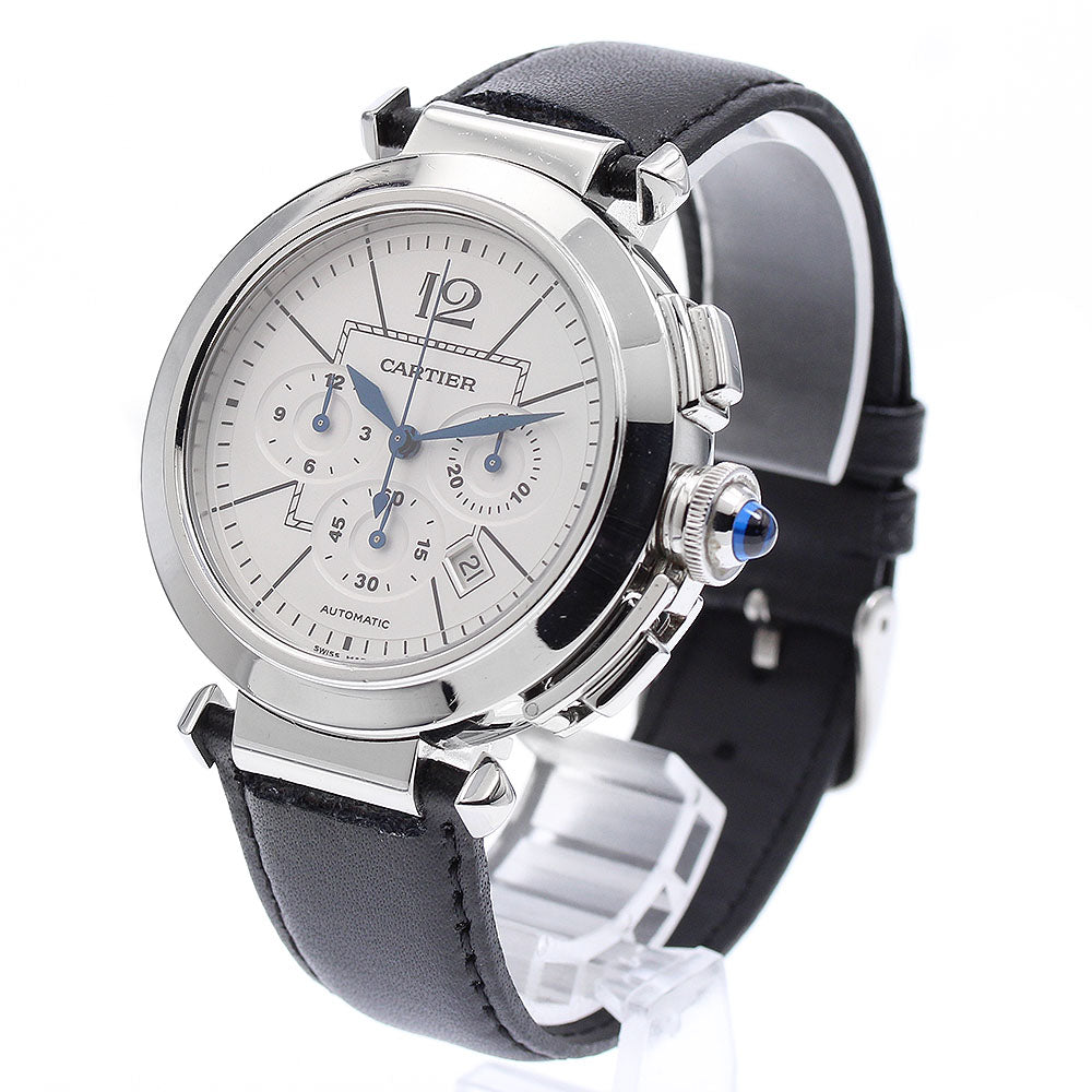CARTIER Pasha 42MM W3108555 Chronograph Silver Dial Automatic Men's Watch_884584