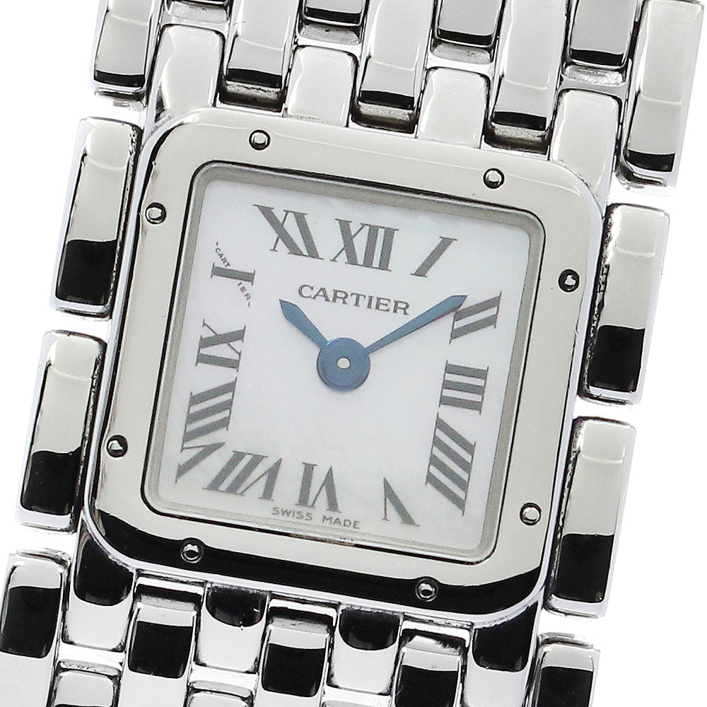 CARTIER PANTHERE Ryuban W61001T9 White shell Dial Quartz Ladies Watch_884631