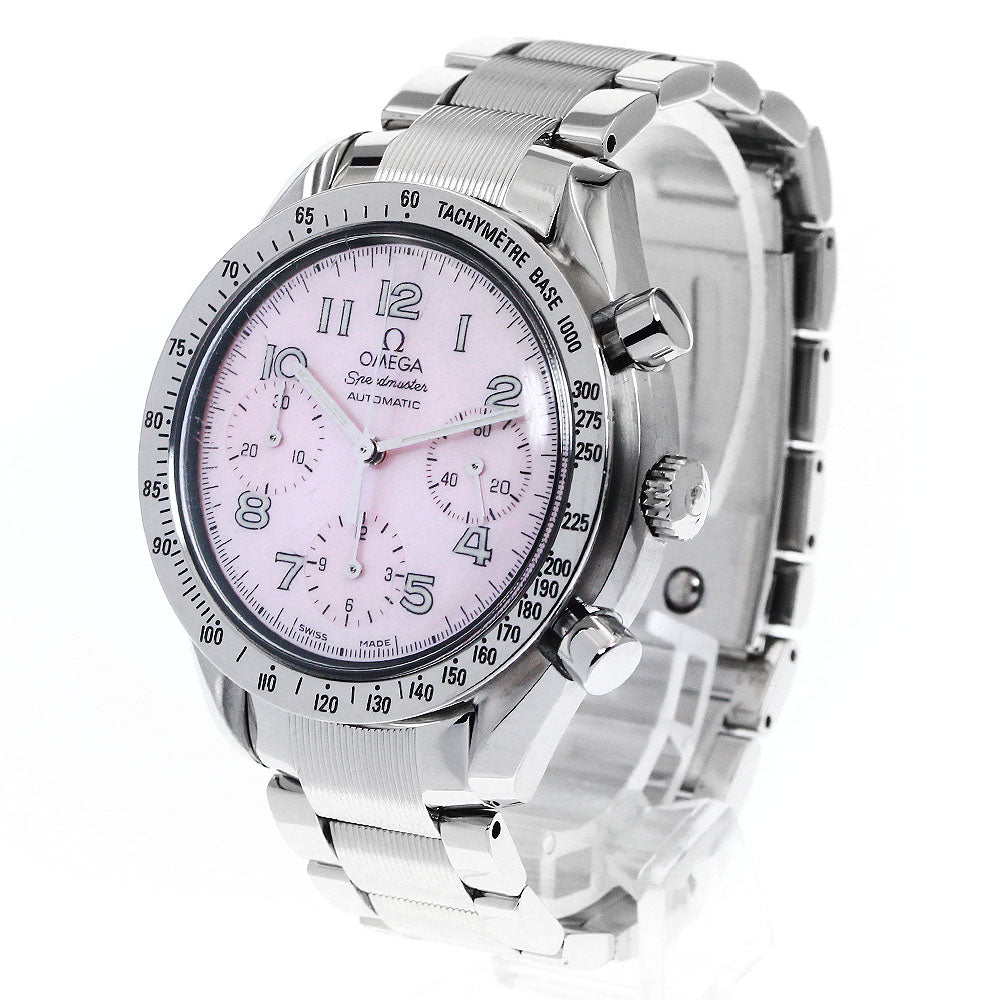 OMEGA Speedmaster 3502.78 Chronograph Pink shell Dial Automatic Ladies Watch_884649