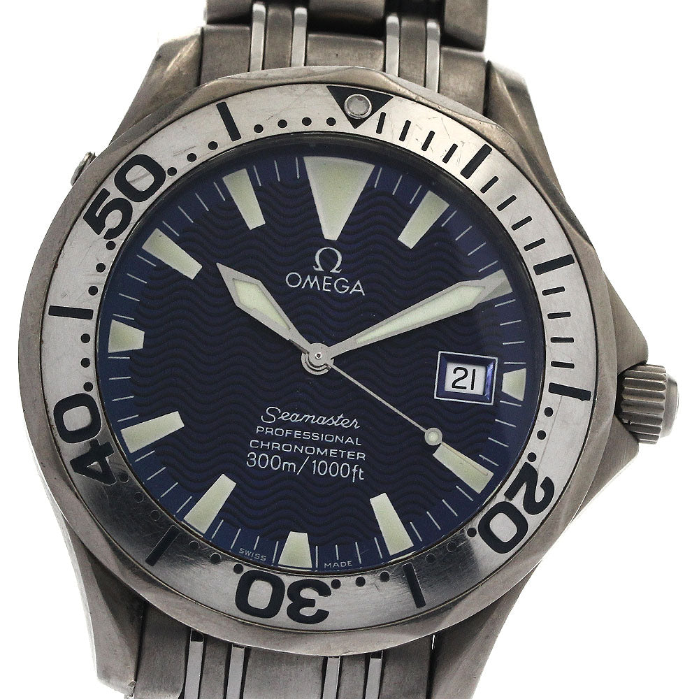 OMEGA Seamaster300 2231.80 Date blue Dial Automatic Men's Watch_884679