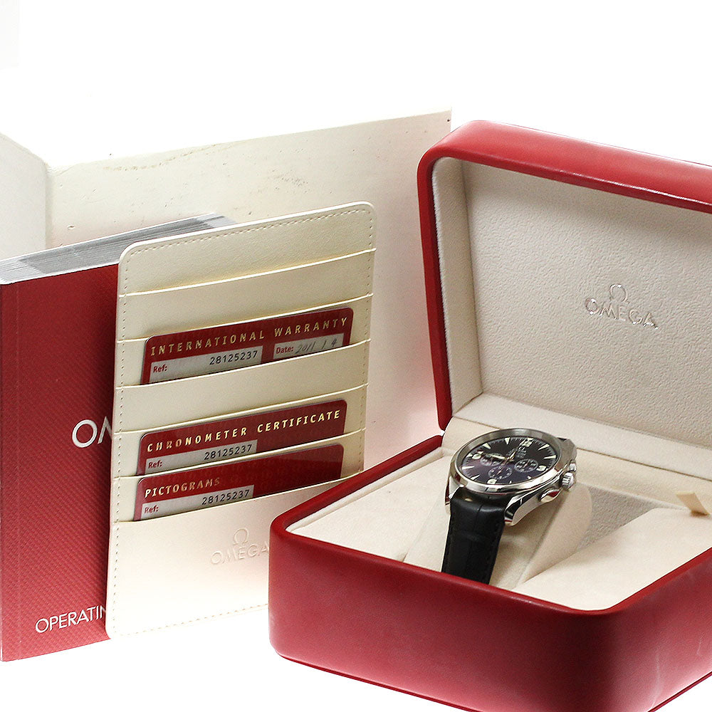 OMEGA Seamaster Railmaster 2812.52.37 Chronograph black Dial Automatic Men's Watch_884763
