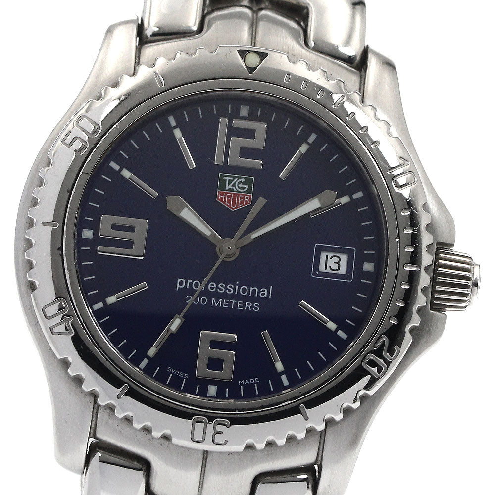 TAG HEUER Link WT1113 Date blue Dial Quartz Men's Watch_884767