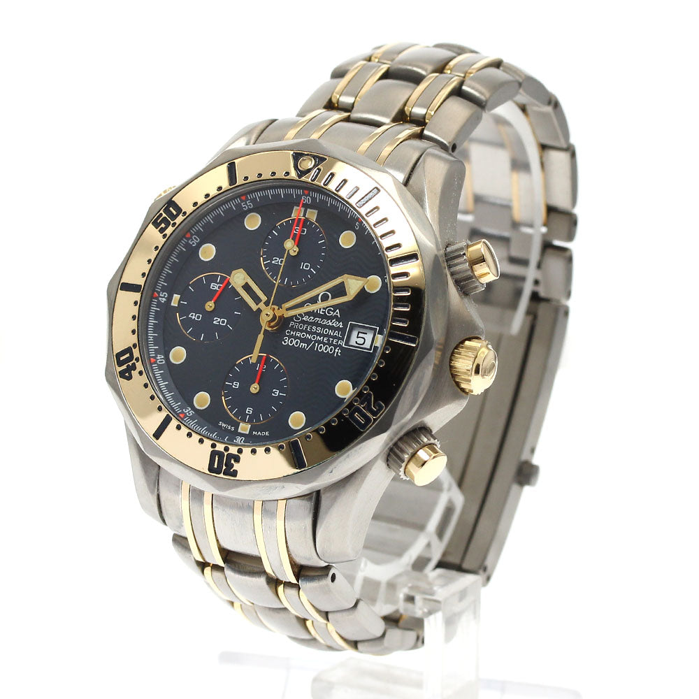 OMEGA Seamaster300 2296.80 Chronograph Navy Dial Automatic Men's Watch_884831