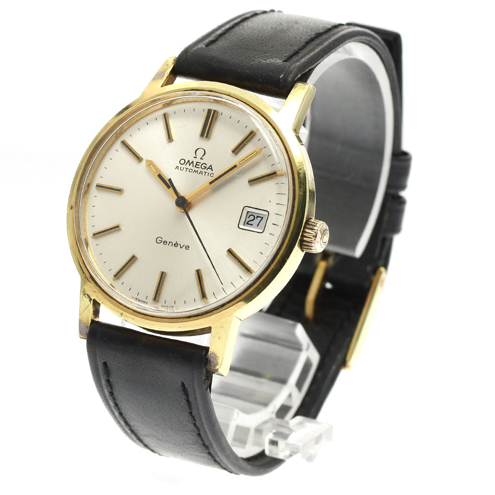 OMEGA Geneve 166.0163 Cal.1012 Date Silver Dial Automatic Men's Watch_884840