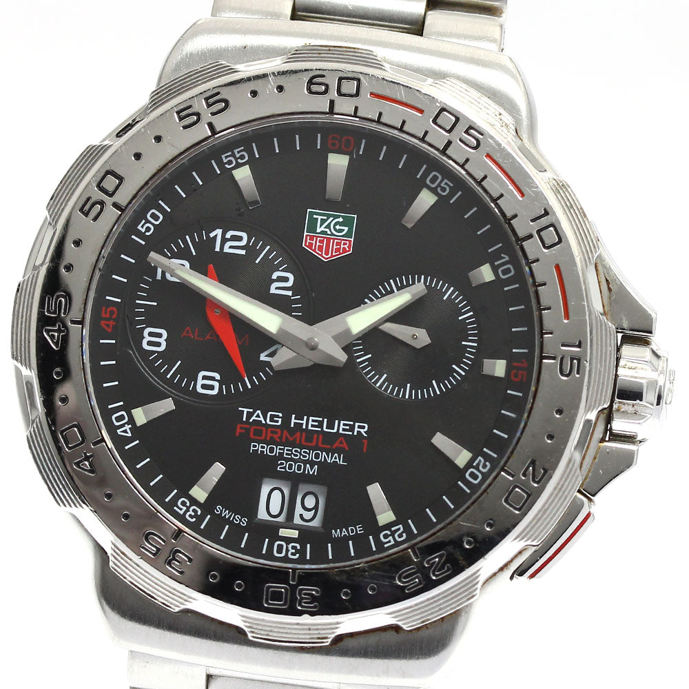 TAG HEUER Formula 1 WAH111C.BA0850 alarm black Dial Quartz Men's Watch_884846
