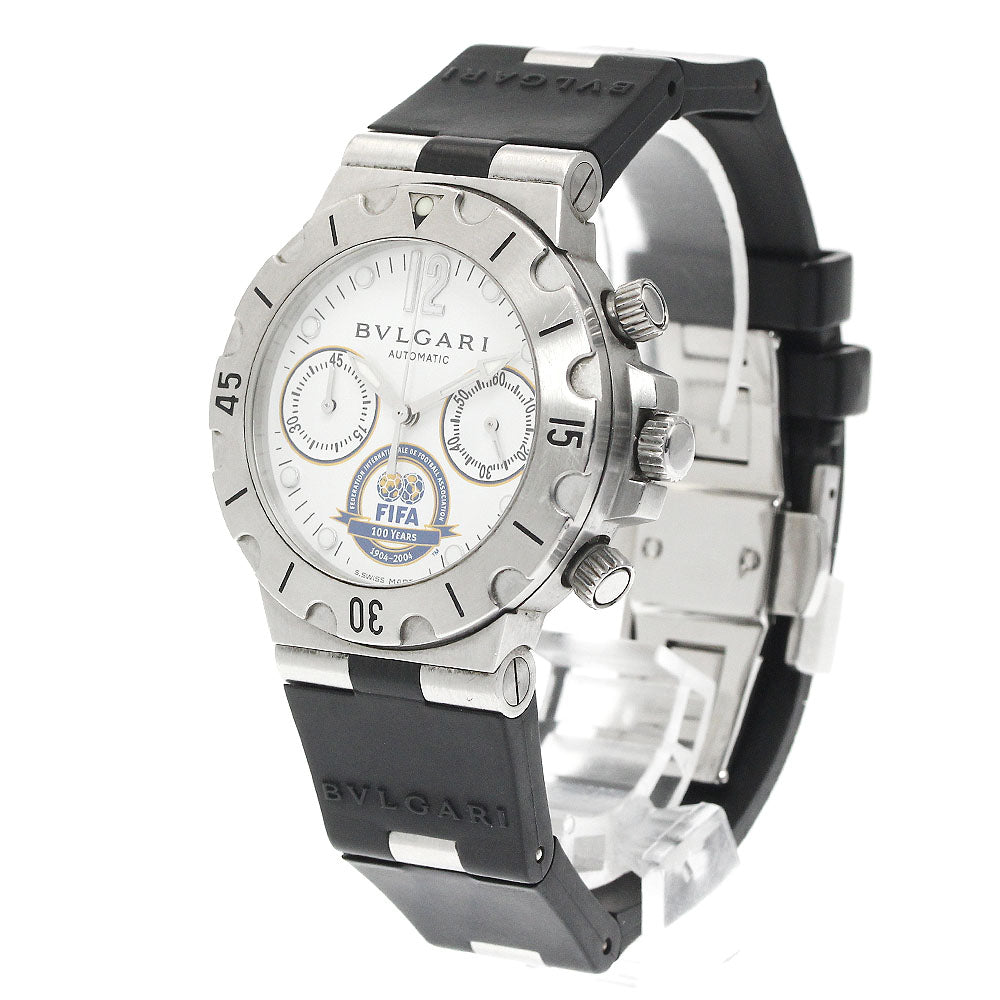 BVLGARI Diagono Scuba FIFA World Limited 100th Anniversary SCB38S Chronograph white Dial Automatic Men's Watch_884865