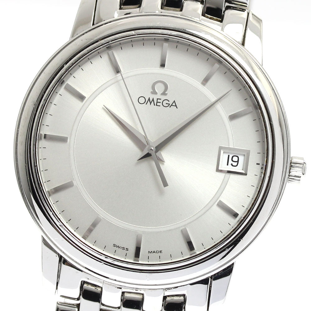 OMEGA De Ville Prestige 4510.31 Date Silver Dial Quartz Men's Watch_884884