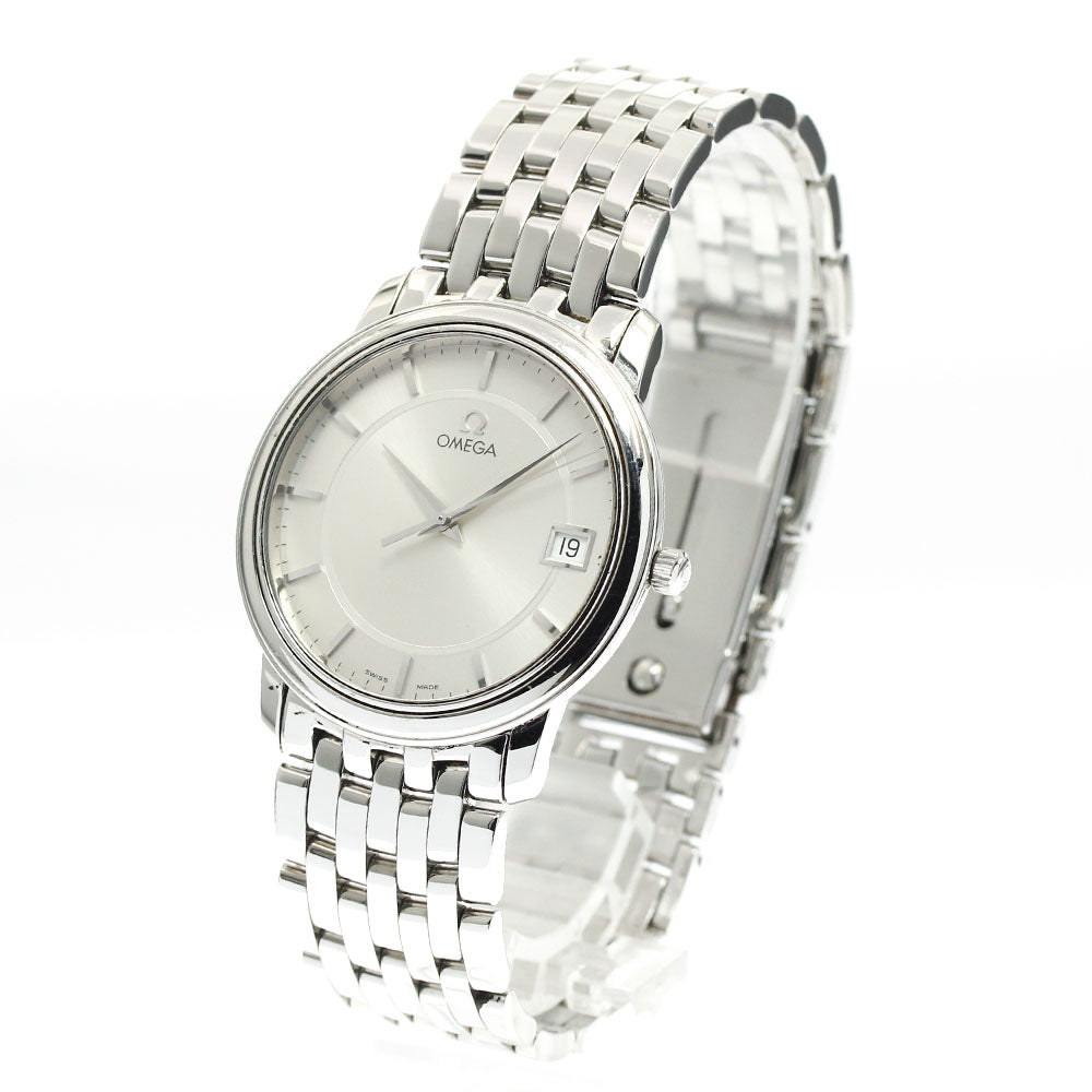 OMEGA De Ville Prestige 4510.31 Date Silver Dial Quartz Men's Watch_884884