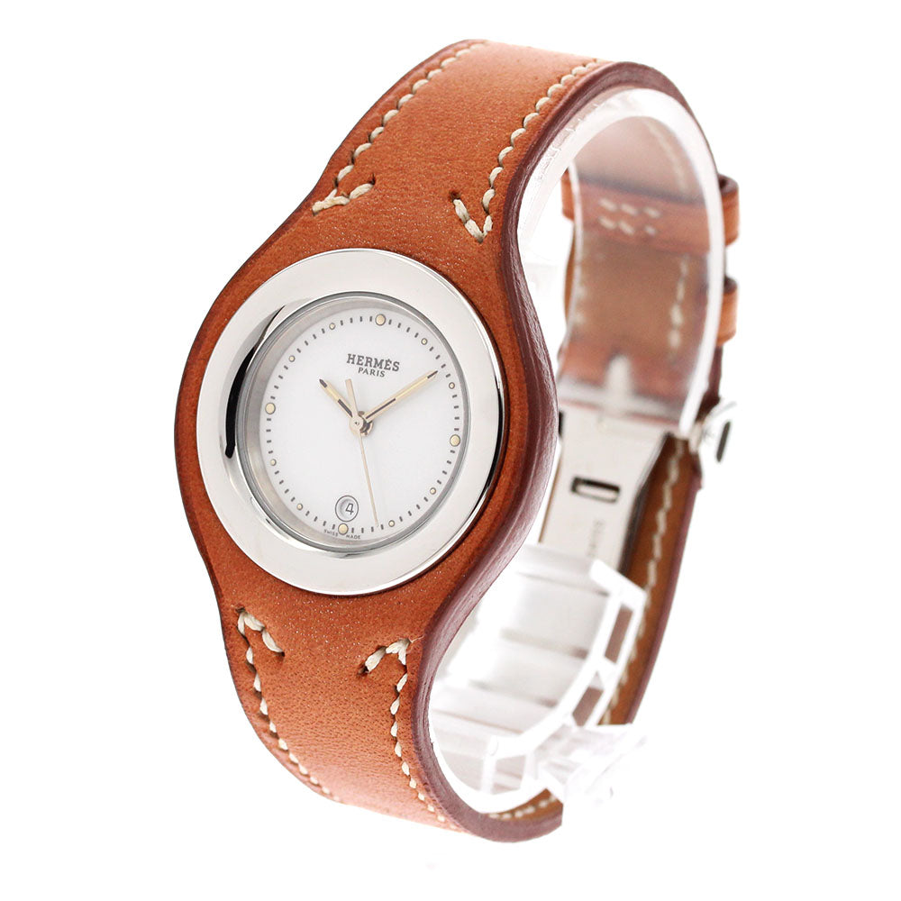 HERMES Arne HA1.210 Date white Dial Quartz Ladies Watch_884894