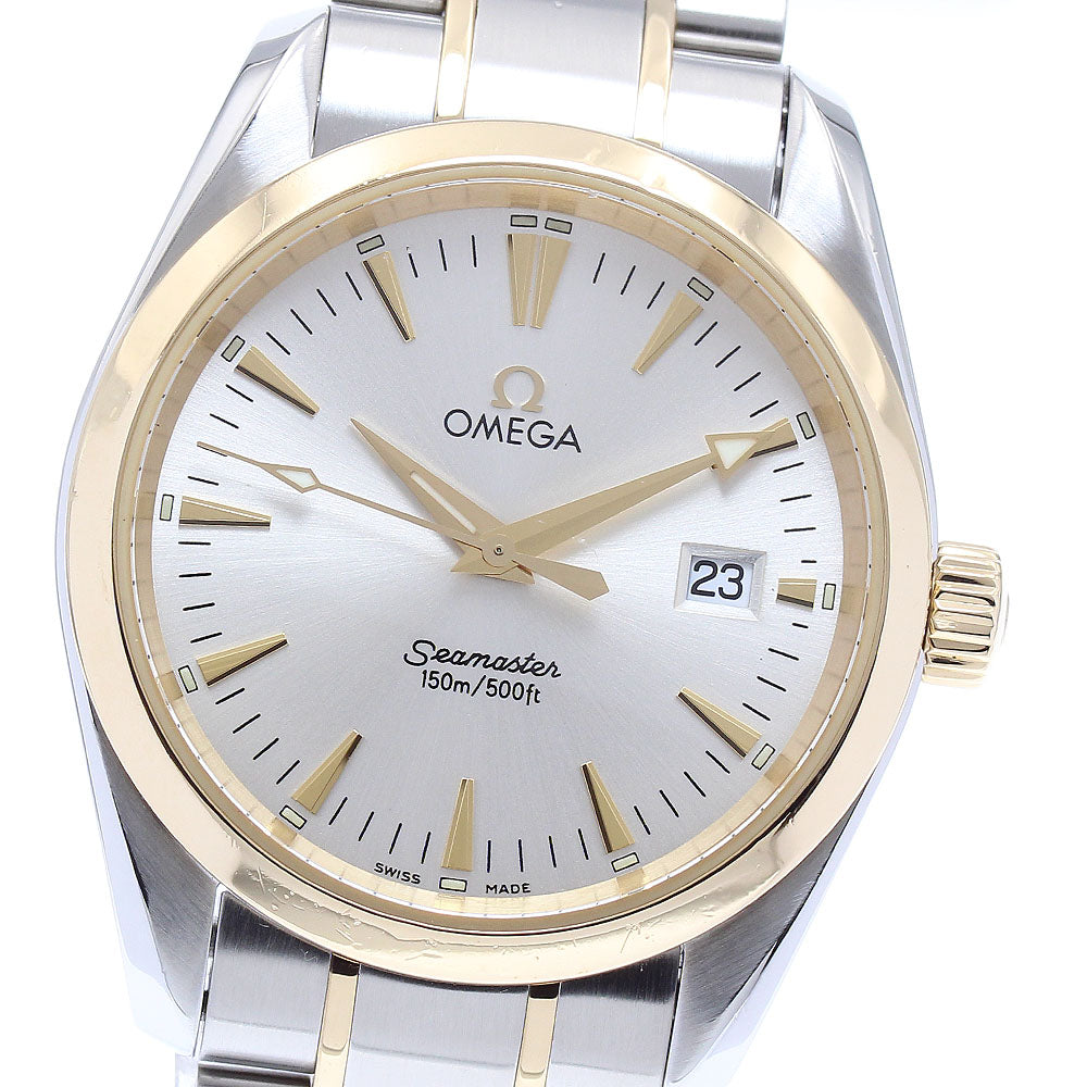 OMEGA Seamaster Aqua Terra 2318.30 Date Silver Dial Quartz Boy's Watch_884923