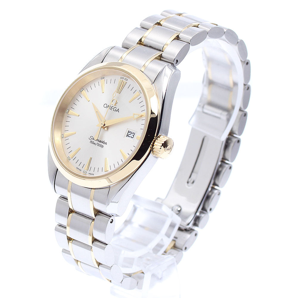 OMEGA Seamaster Aqua Terra 2318.30 Date Silver Dial Quartz Boy's Watch_884923