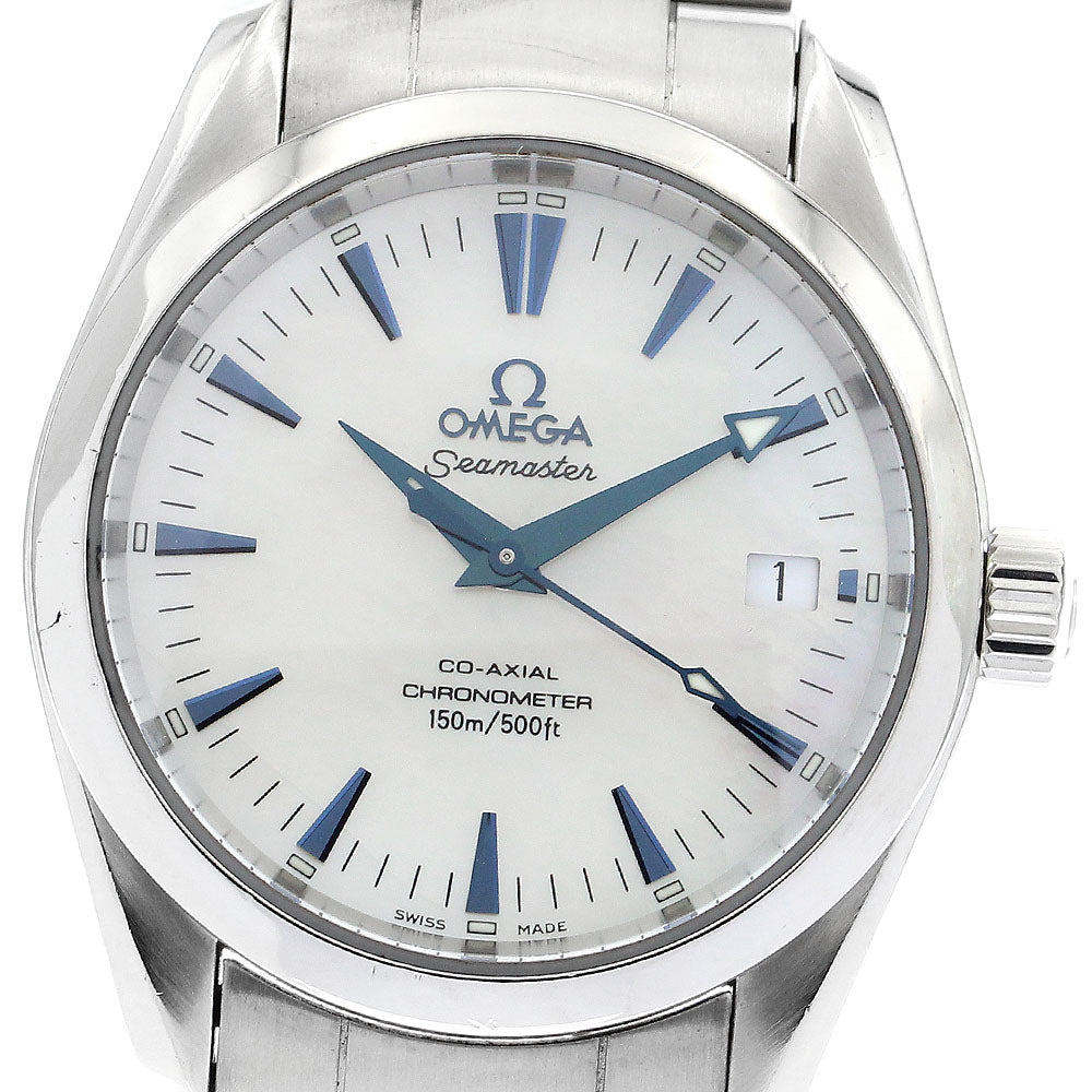 OMEGA Seamaster Aqua Terra 2504.70 Coaxial White shell Dial Automatic Boy's Watch_884940