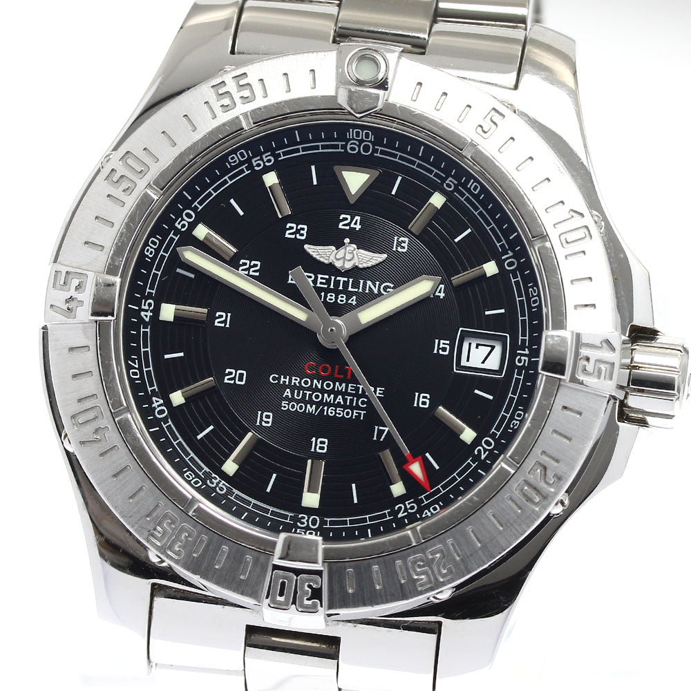 BREITLING Colt A17380 Date black Dial Automatic Men's Watch_884957