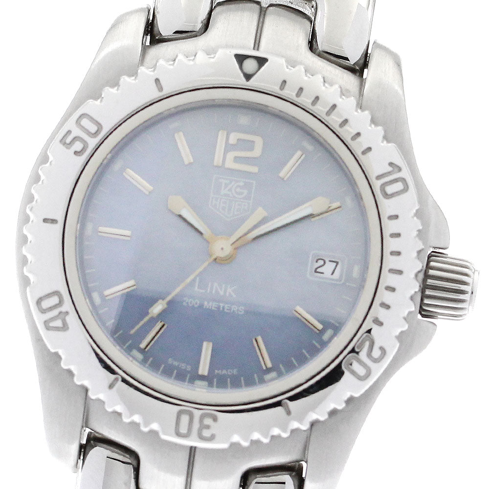 TAG HEUER Link Professional 200 WT131G Date Blue shell Dial Quartz Ladies Watch_884965