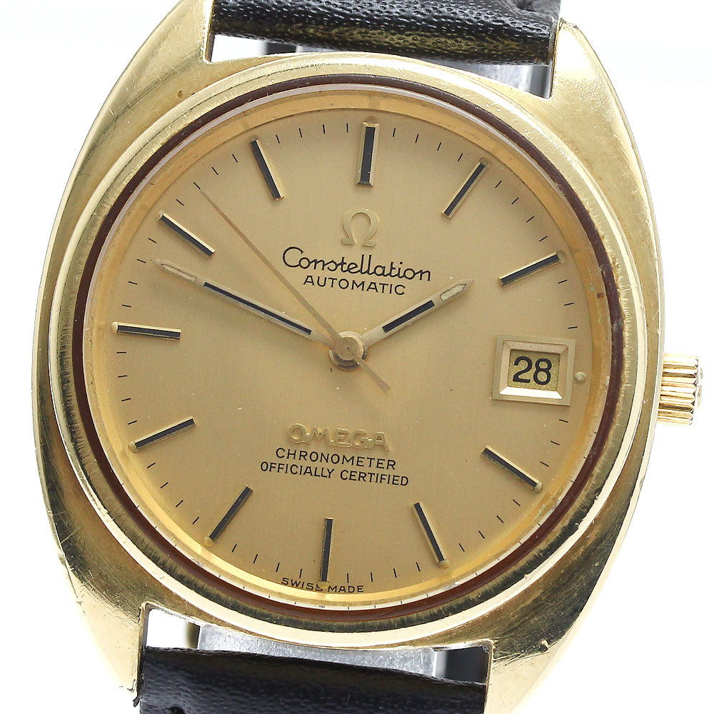 OMEGA Constellation 168.0056 Date Cal.1011 gold Dial Automatic Men's_884978