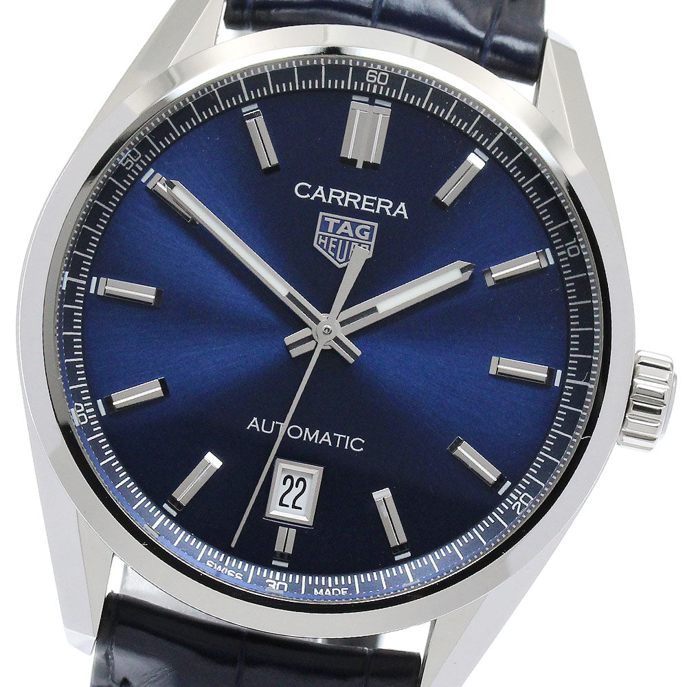 TAG HEUER Carrera Caliber 5 WBN2112.FC6504 Date Navy Dial Automatic Men's Watch_884989
