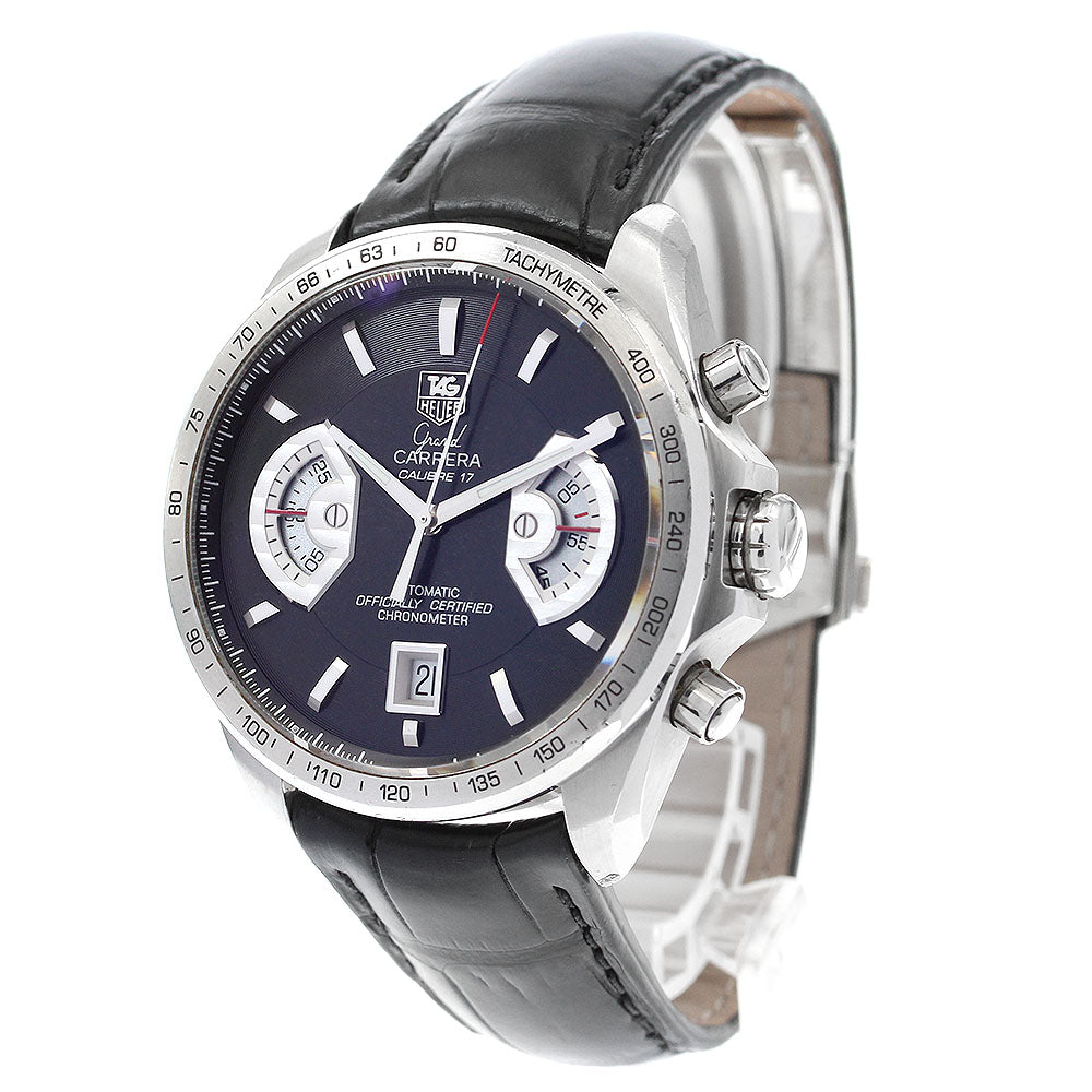TAG HEUER Grand Carrera CAV511A Caliber 17RS black Dial Automatic Men's Watch_884998